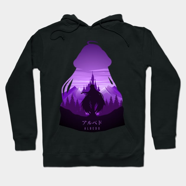 Albedo Overlord Hoodie by The Artz